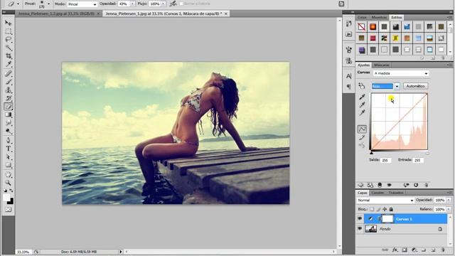 Tutorial-Efecto Vintage-Photoshop CS4 смотреть онлайн