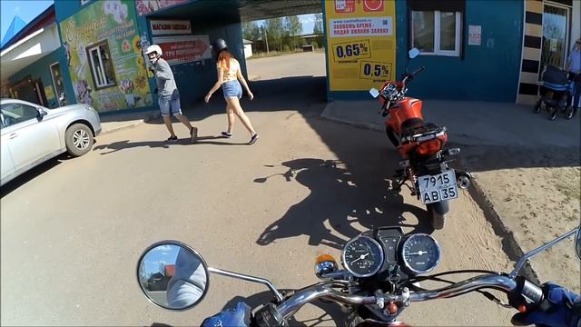Покатушки на мопеде альфа - #8 шишка на колесе... смотреть онлайн