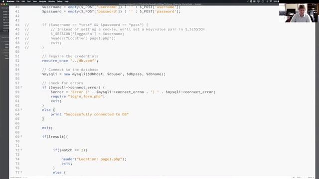 Create Query and Check Query - DBLogin - MySQL Database with PHP смотреть онлайн
