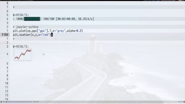 checking fit Gaussian Process with pymc3, python and emacs смотреть онлайн