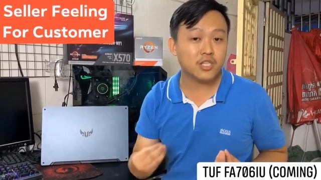 V-Store Center , Computer Shop , UN BOXING TUF A15 and Seller Feeling For Customer смотреть онлайн