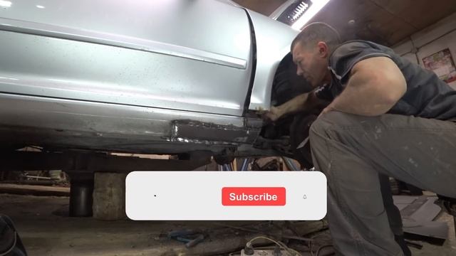 Ремонт ГНИЛЫХ порогов ШКОДА ОКТАВИЯ. Кузовной ремонт и покраска.