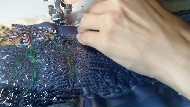 Это сможет каждый! Из обрезков - красота. Разные техники шитья в одной работе. Золотая рыбка. смотреть онлайн