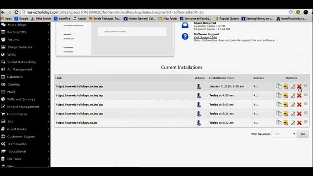 How to uninstall wordpress from Cpanel in one minute Hostgator India Tutorial смотреть онлайн