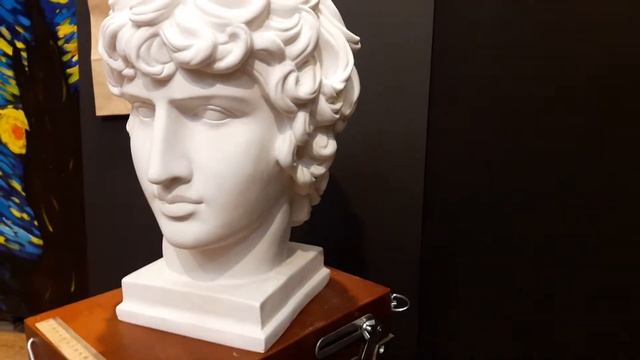 Фигура из гипса голова Антиноя смотреть онлайн