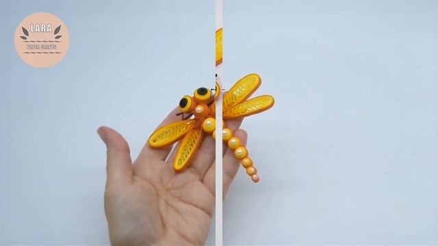 Стрекоза в технике квиллинг для начинающих. Dragonfly Quilling