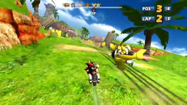 Sonic & SEGA All-Stars Racing on Intel GMA 4500M смотреть онлайн