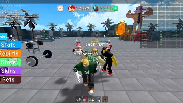 СИМУЛЯТОР КАЧКА 3 ? Игра с подписчиками. Привет Качок и Качки Roblox Weight Lifting Simulator 3 смотреть онлайн