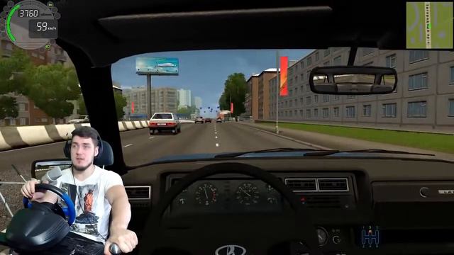 КУПИЛИ ДЕДУ НОВУЮ МАШИНУ - RP в CITY CAR DRIVING + РУЛЬ смотреть онлайн
