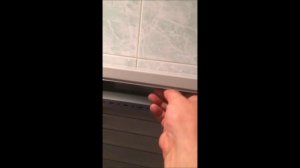 Как установить рольставни в санузел.