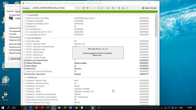 Vertical Sync Fast Sync NVIDIA Inspector смотреть онлайн