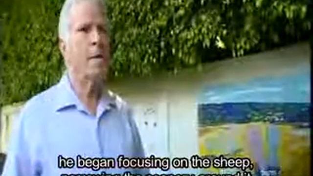 Efraim Biderman Interview on Channel 1 following the death of Artist Menashe Kadishman смотреть онлайн