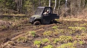 Тест-драйв №1 Polaris Ranger 400 (01.05.2017). Охотхозяйство Сечуга