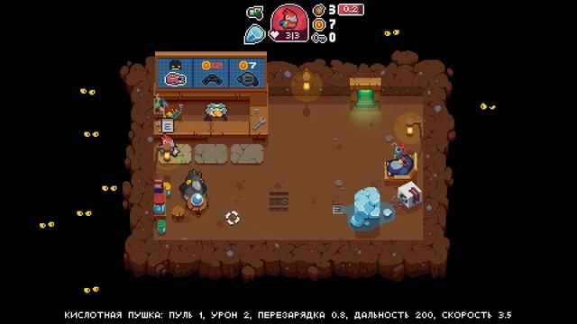 Другой третий этаж - сухие озёра и босс Мук (Muck) // Новая игра - Blazing Beaks смотреть онлайн