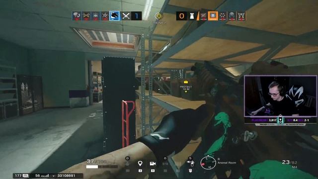 ВЕСЕЛЬЕ в Crystal Guard??? | Rainbow Six Siege смотреть онлайн