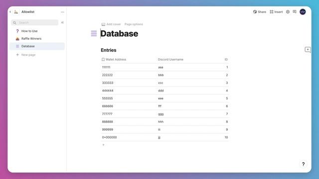 NFT Allowlist in Coda смотреть онлайн