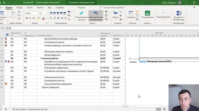 Создание шаблона проектов в MS Project Online смотреть онлайн