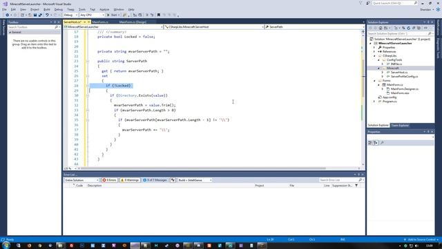 C# live tutorial: Creating a Minecraft server launcher (Part 2) смотреть онлайн