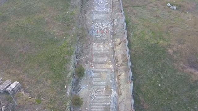 Керчь и её окрестности. #72 Реконструкция лестницы на гору Митридат.(март) смотреть онлайн