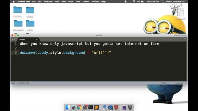 When you only know Javascript but you gotta set internet on fire смотреть онлайн