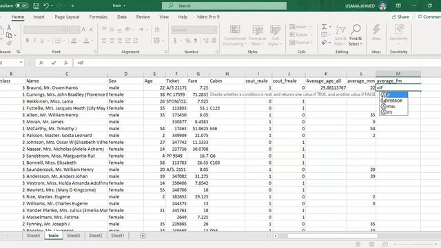 Exploratory Data Analysis (EDA) using Excel: Titanic dataset смотреть онлайн