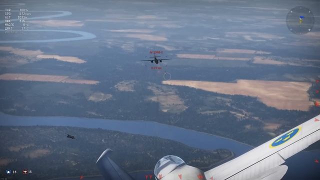 SAAB J-29A Tunnan: От игрока для игроков в WAR THUNDER! смотреть онлайн