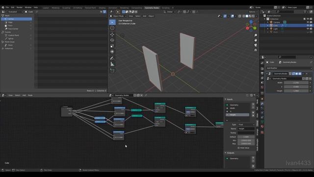 Parametric Rack(furniture) for Blender 3.0 Geometry Nodes Tutorial, Процедурное моделирование смотреть онлайн