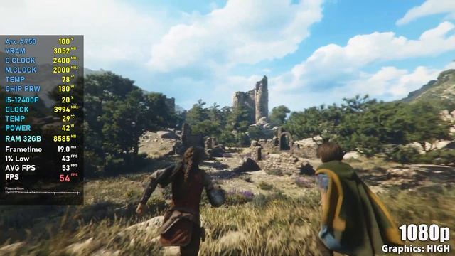 Intel Arc A750 + i5-12400F // Test in 16 Games смотреть онлайн
