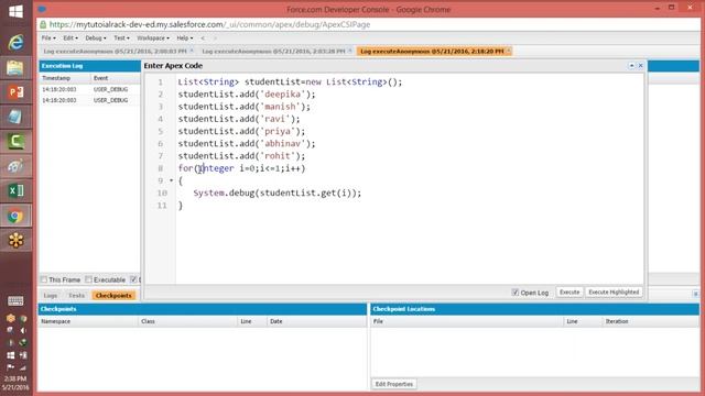 Apex Tutorial for beginners : while,do while and for loop in Salesforce смотреть онлайн