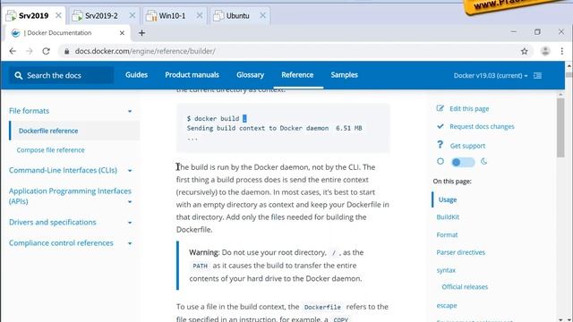 Файл DockerFile смотреть онлайн