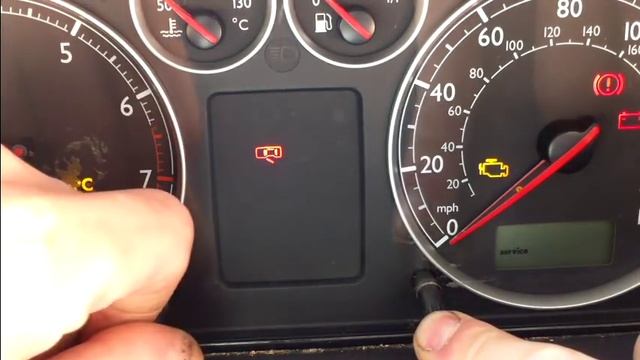 Seat Alhambra VW Sharan Oil Service Reset 01-10