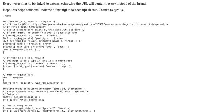 Wordpress: Remove base slug in CPT & CT, use CT in permalink (2 Solutions!!) смотреть онлайн
