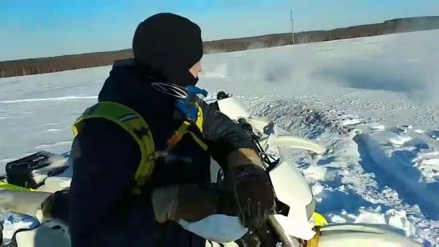 Snowmoto yamaha yz 250f на гусеничном комплекте 129" смотреть онлайн