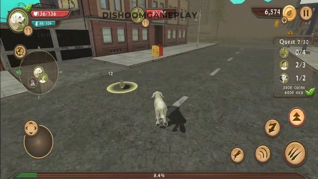 Dog Sim Online Raise a Family Android Gameplay #5 Dog Vs Cat Horse Fox - Dishoomgameplay смотреть онлайн
