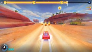 Тачки: Лига Молнии Маккуина #2  Первый спринт заезд: Молния и Мэтр. Машинки мультик