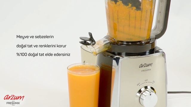 Arzum Freshmix Slow Juicer YouTube смотреть онлайн