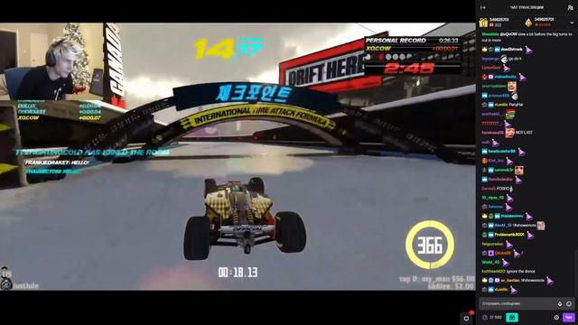 xQc plays TrackMania Turbo (with chat) смотреть онлайн