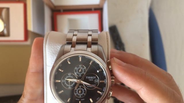 Tissot Couturier chronograph automatic BIG size 46mm смотреть онлайн