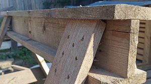 Строительные козлы из доски 25x100