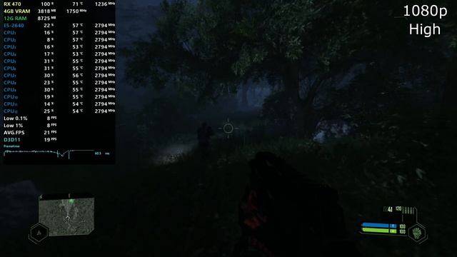Crysis Remastered | RX 470 + Xeon E5-2640 | Very High - High - Medium - Low | 1080p смотреть онлайн