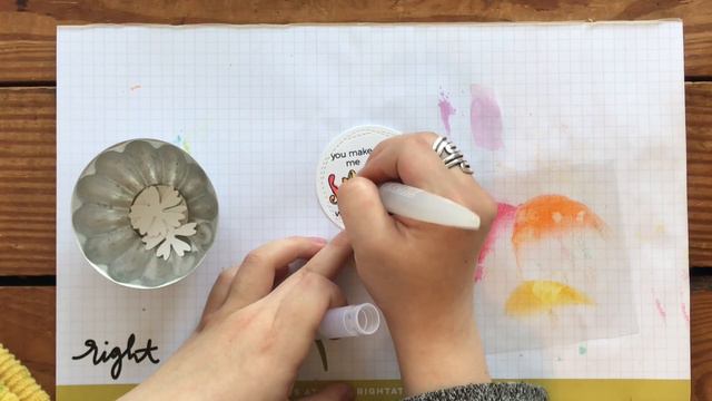 You Make Me Smile Rainbow Watercolor Card // 2018 Stamping for Autism Awareness Blog Hop смотреть онлайн