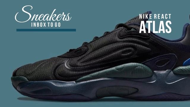 TONAL BLACK 2022 Nike React ATLAS DETAILED LOOK смотреть онлайн