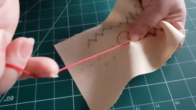 Ручные декоративные швы. Шов 