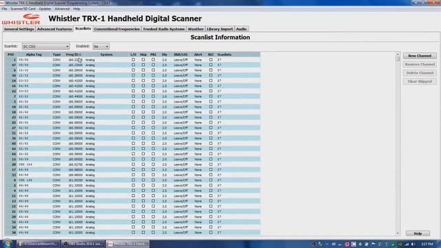 Trx -1 Rail Scan list programming смотреть онлайн