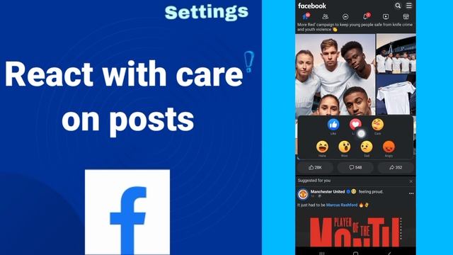 How to react with care on posts On Facebook Lite смотреть онлайн