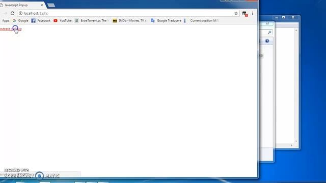 Simple popup php window php+java смотреть онлайн