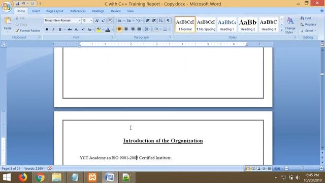 Major/Industrial Training Report on C with C++ смотреть онлайн