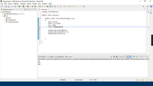Java Literals with Examples in Hindi - Tutorial #9 смотреть онлайн
