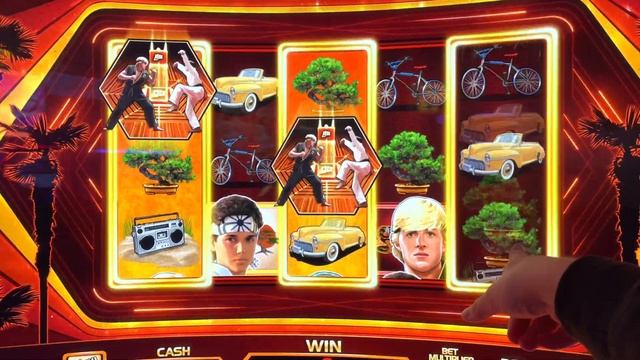 NEW KARATE KID SLOT JACKPOT WIN! FOUR WINDS SOUTH BEND! смотреть онлайн
