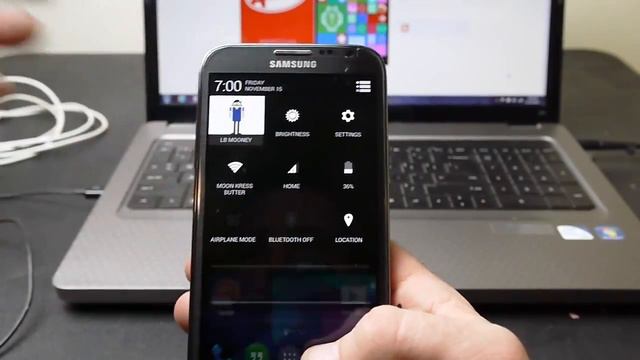 Review: Galaxy Note 2 KitKat Android 4.4 AT&T смотреть онлайн